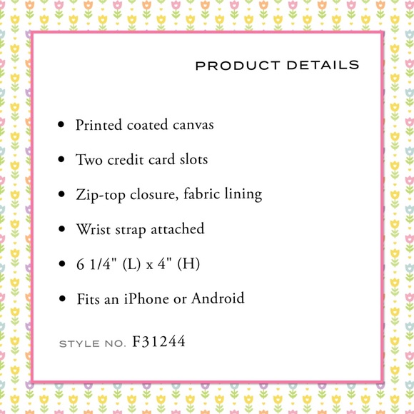 Authentic Coach corner zip wristlet - Picture 3 of 3